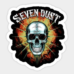 Sevendust Skull Sticker